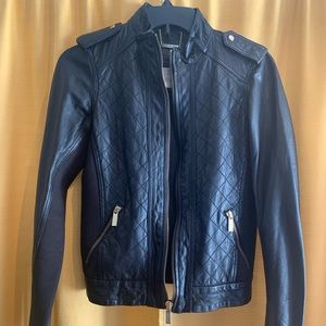 Michael Kors Leather Jacket black